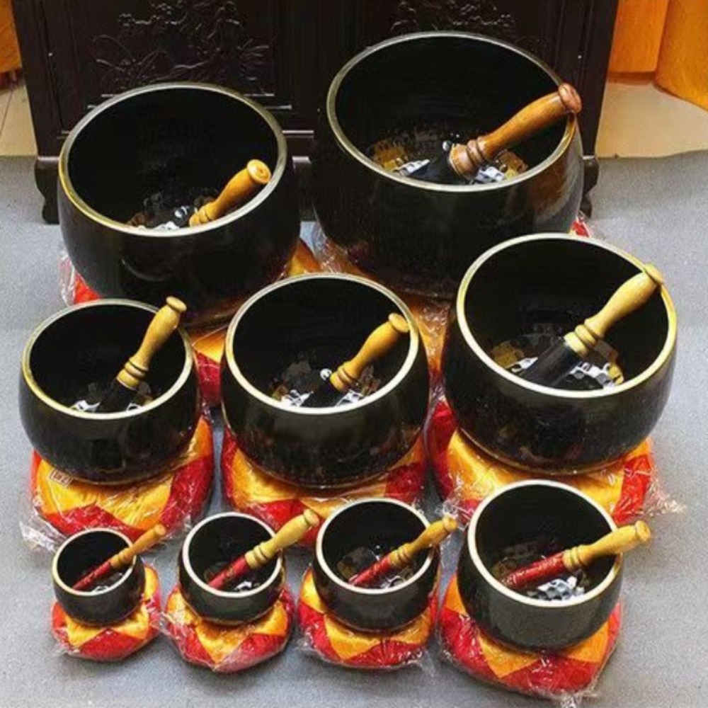 Tibetan Singing Bowl - Black Copper Tibetan Singing Bowl 3.5-24