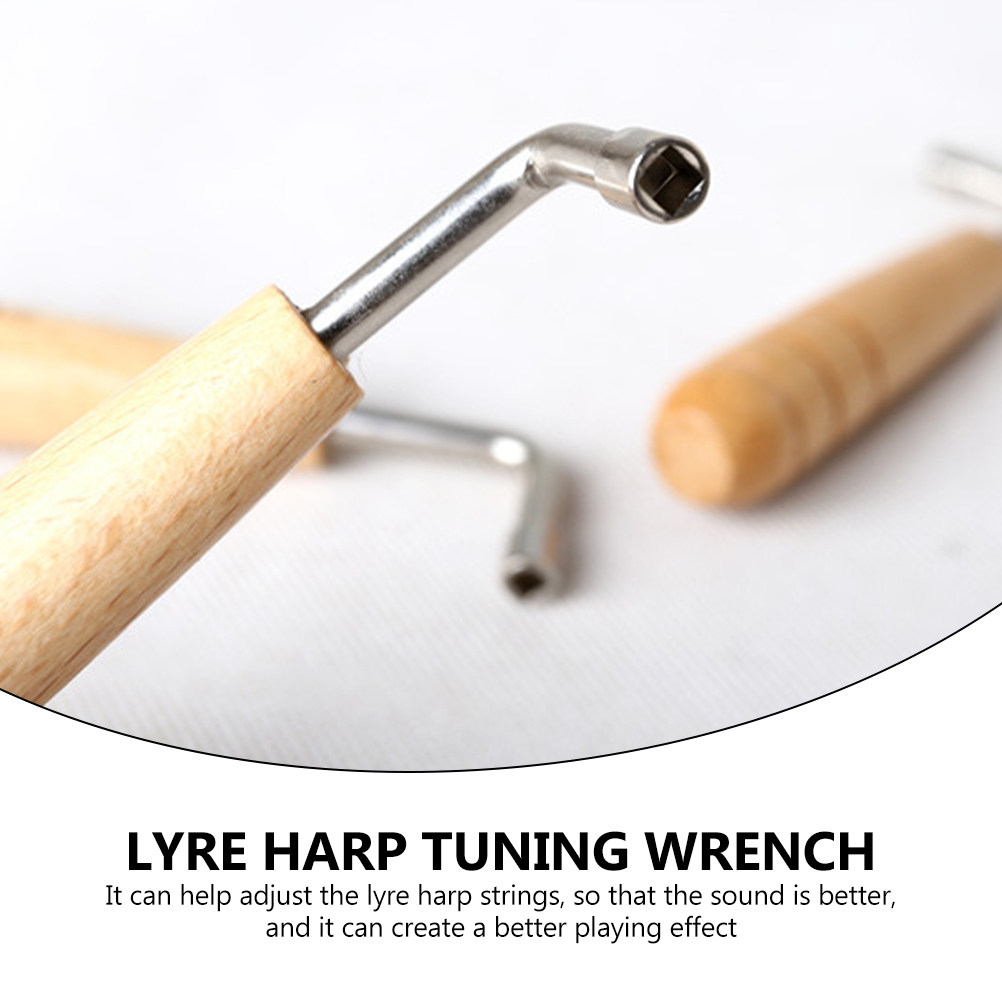 Musical Instrument Lyre - 2Pcs Lyre Harp Tuning Wrench Strong