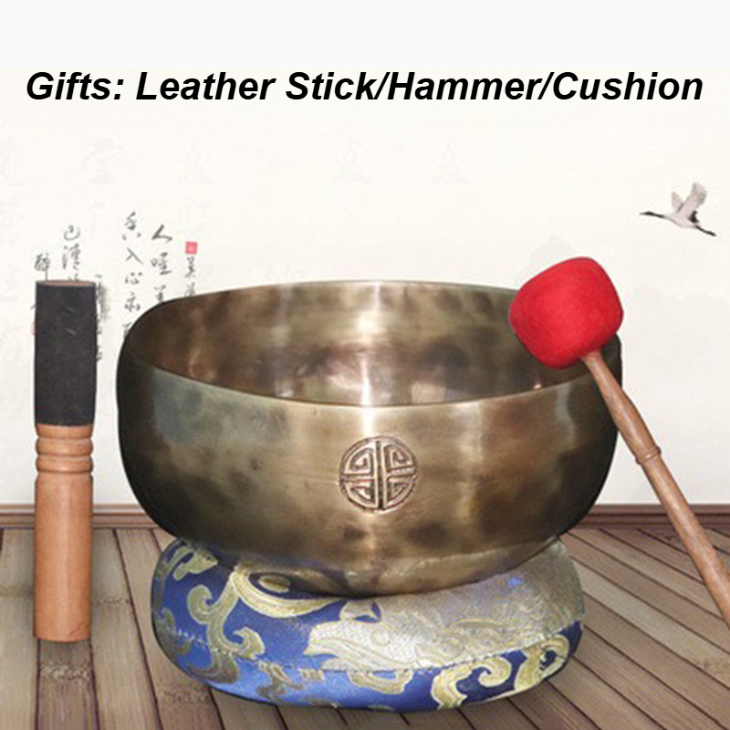 Tibetan Singing Bowl - Nepal Singing Bowl Copper Full Moon