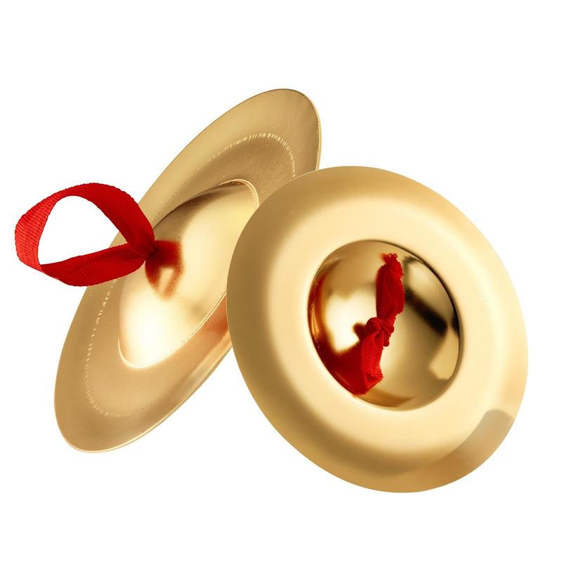 Musical Instrument Lute - Kids Hand Cymbals 2PCS Finger Cymbals