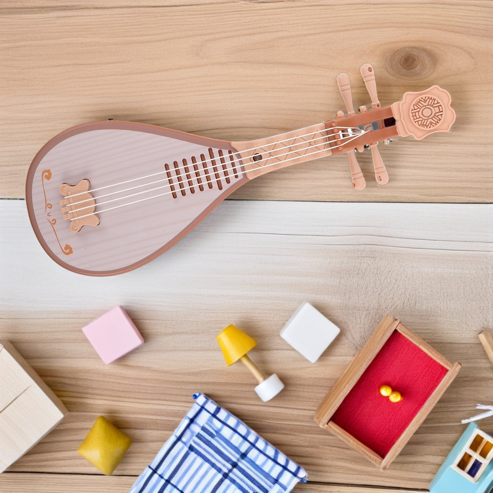 Playable Chinese Pipa Instrume - Musical Instrument Lute ulasan dan harga