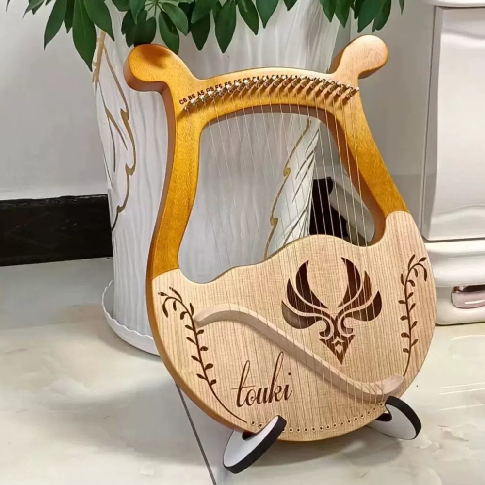 Vintage Solid Wood 19/24 Strin - Musical Instrument Lyre ulasan dan harga