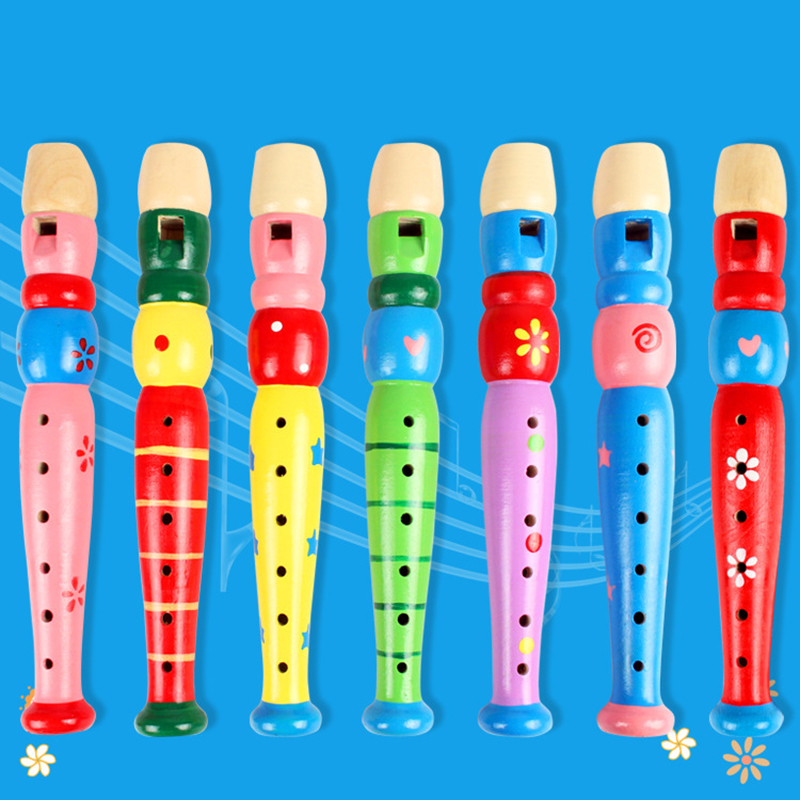 Hot Colorful Wooden Flute Musi - Musical Instrument Trombone ulasan dan harga