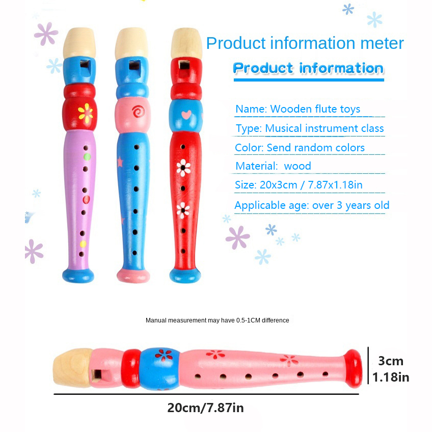 Hot Colorful Wooden Flute Musi - Musical Instrument Trombone ulasan dan harga