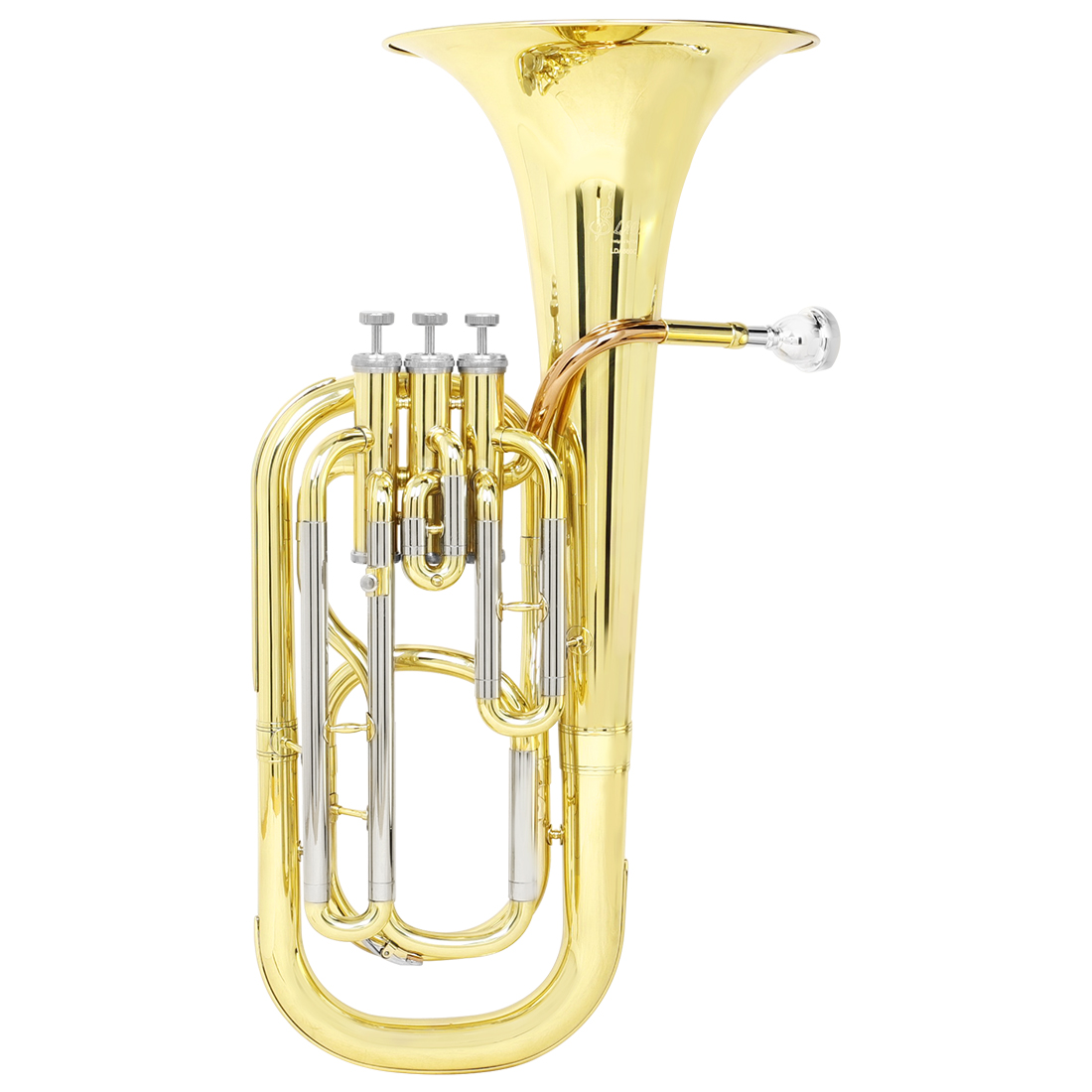 SLADE Bb Baritone Horn 3-key V - Musical Instrument Horn ulasan dan harga