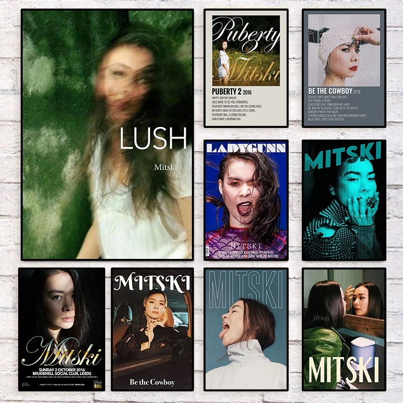 American Pop Singer MITSKI Art - Musical Instrument Painting ulasan dan harga