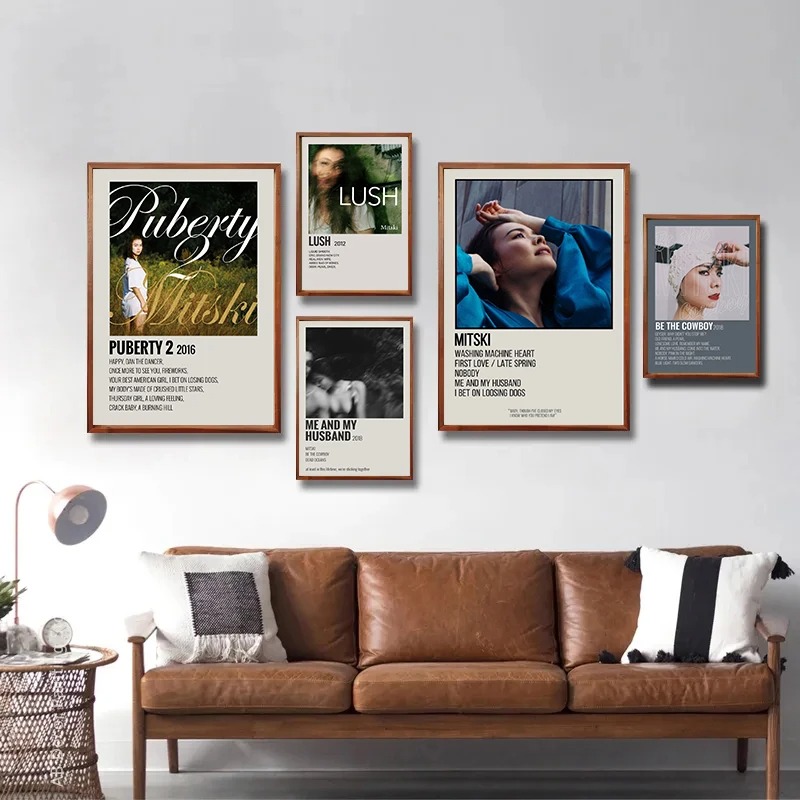 American Pop Singer MITSKI Art - Musical Instrument Painting ulasan dan harga