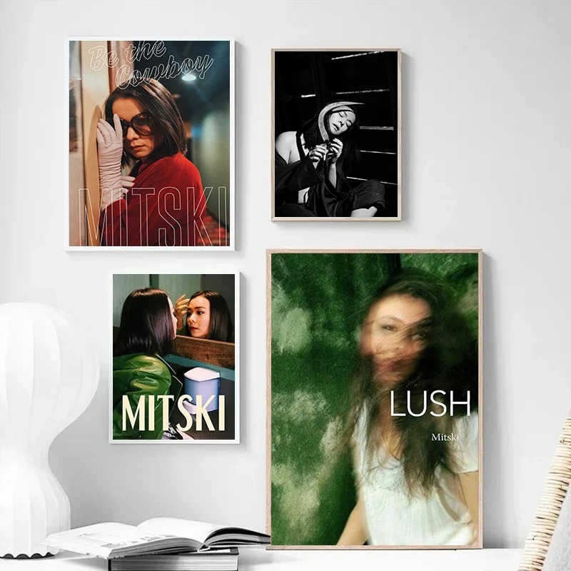 American Pop Singer MITSKI Art - Musical Instrument Painting ulasan dan harga