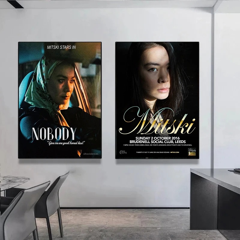 American Pop Singer MITSKI Art - Musical Instrument Painting ulasan dan harga
