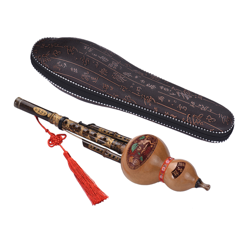 Chinese Handmade Black Bamboo  - Musical Instrument Lute ulasan dan harga