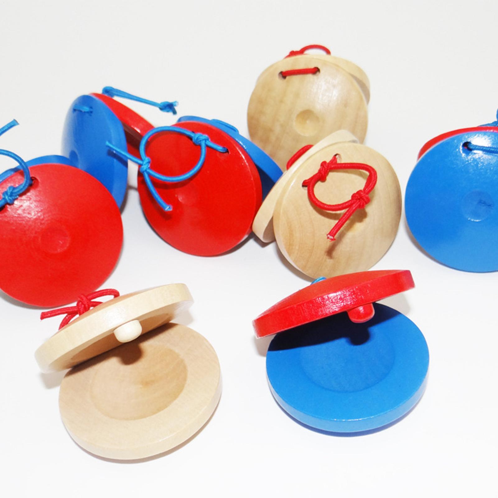 Wooden Castanets Kids Musical  - Musical Instruments Game ulasan dan harga