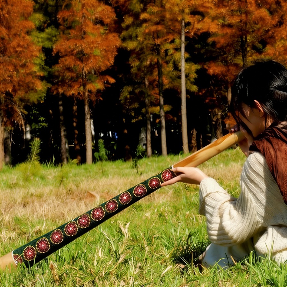 Teak Didgeridoo Painted 100/12 - Musical Instrument Didgeridoo ulasan dan harga