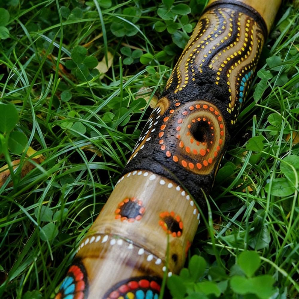 Teak Didgeridoo Painted 100/12 - Musical Instrument Didgeridoo ulasan dan harga
