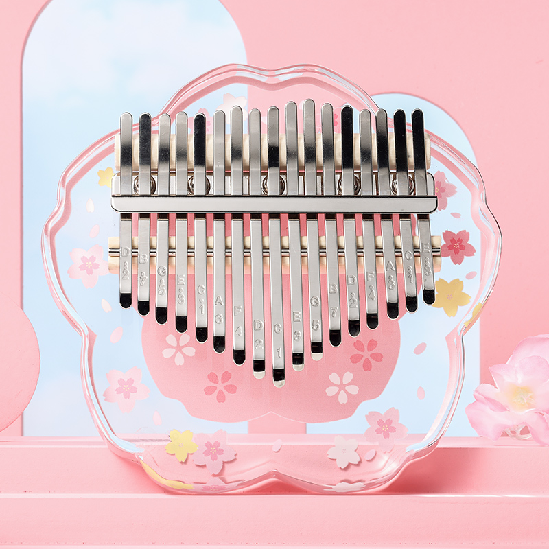 Hluru Kalimba 21 Keys with Cas - Musical Instrument African ulasan dan harga