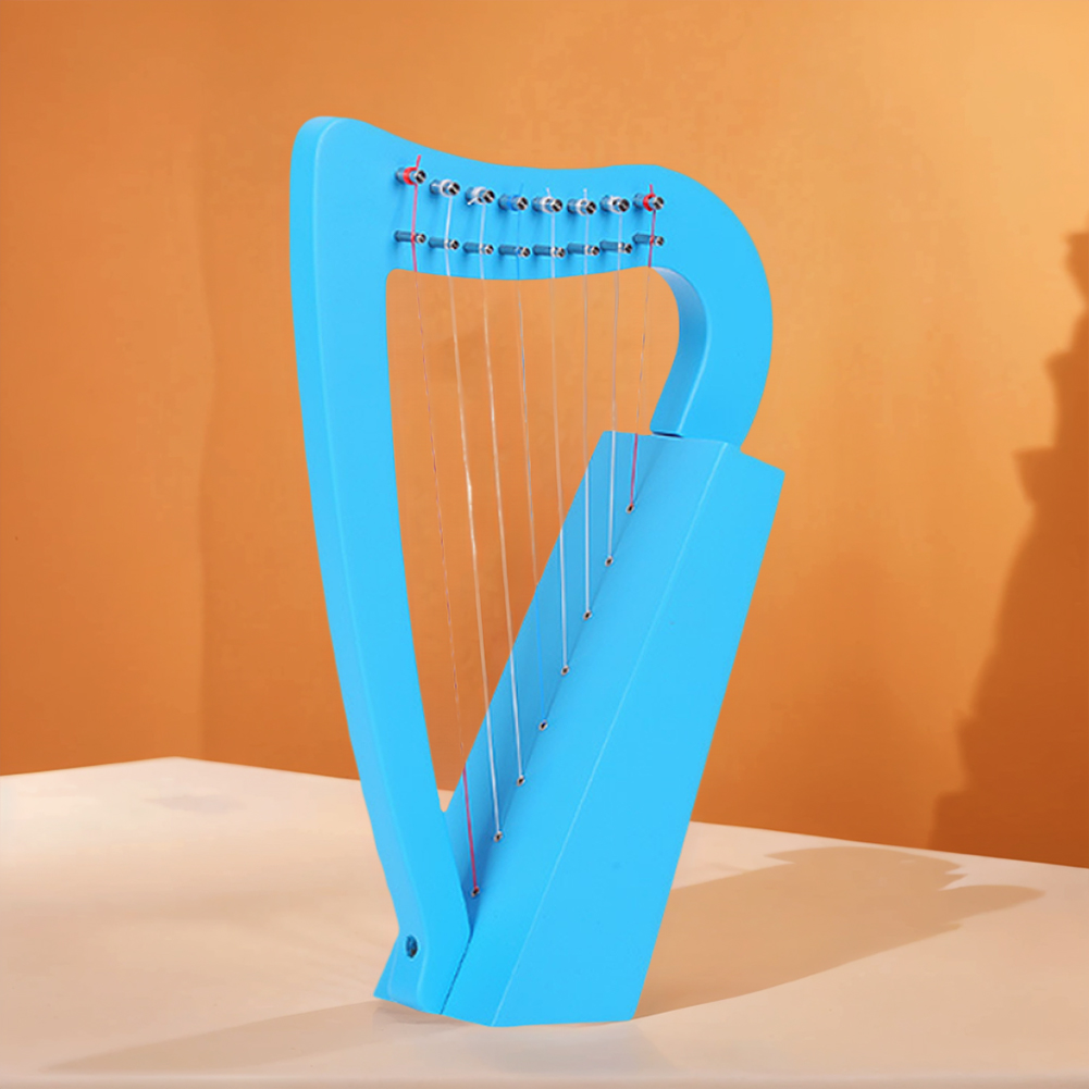 8 Strings Lyre Harp Solid Wood - Musical Instrument Lyre ulasan dan harga