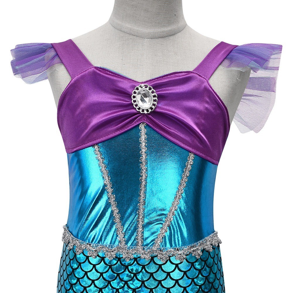 Girls Ariel Cosplay Siren Clot - Musical Instrument Trombone ulasan dan harga