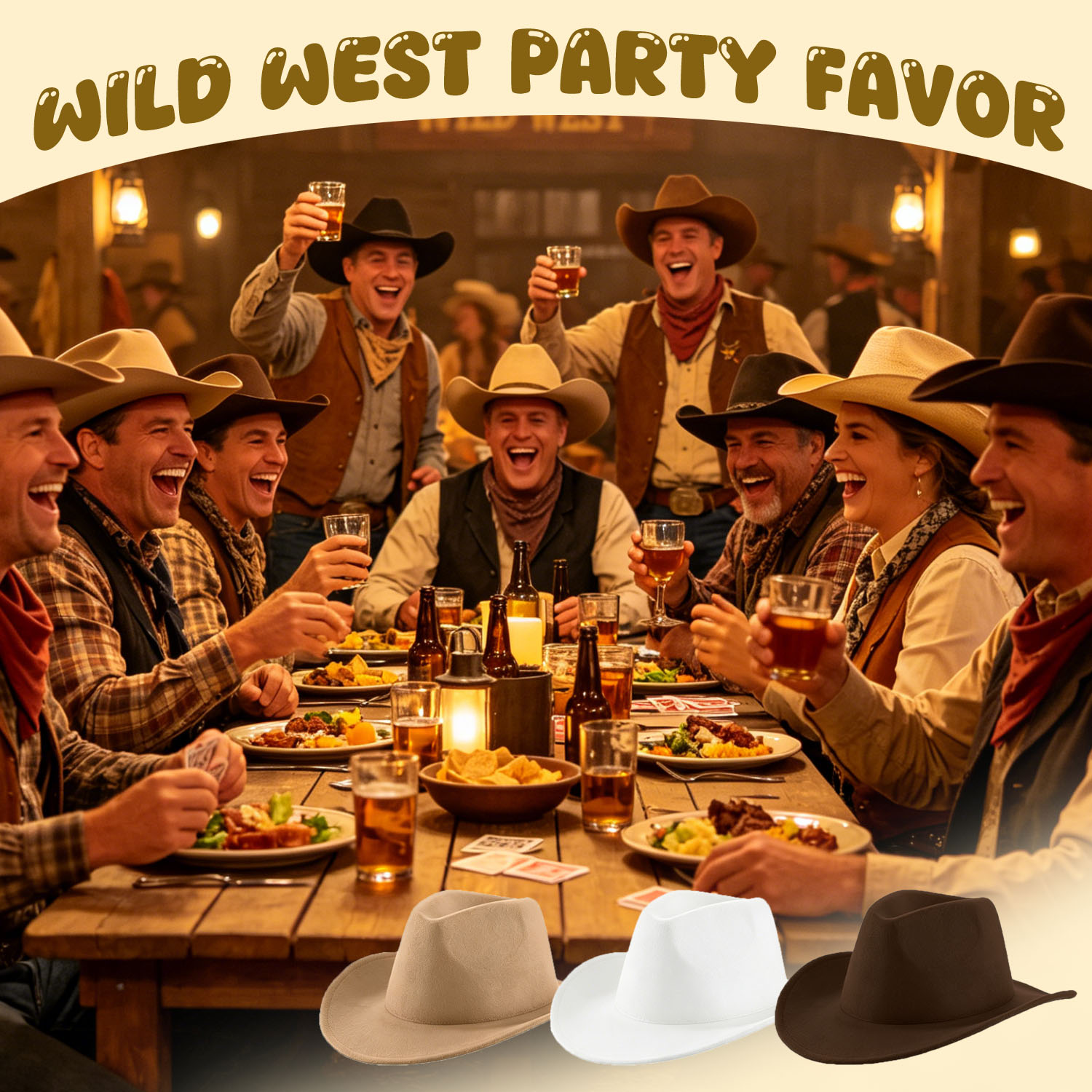 4-24Pcs Western Cowboy Hat for - Musical Instrument Jazz ulasan dan harga
