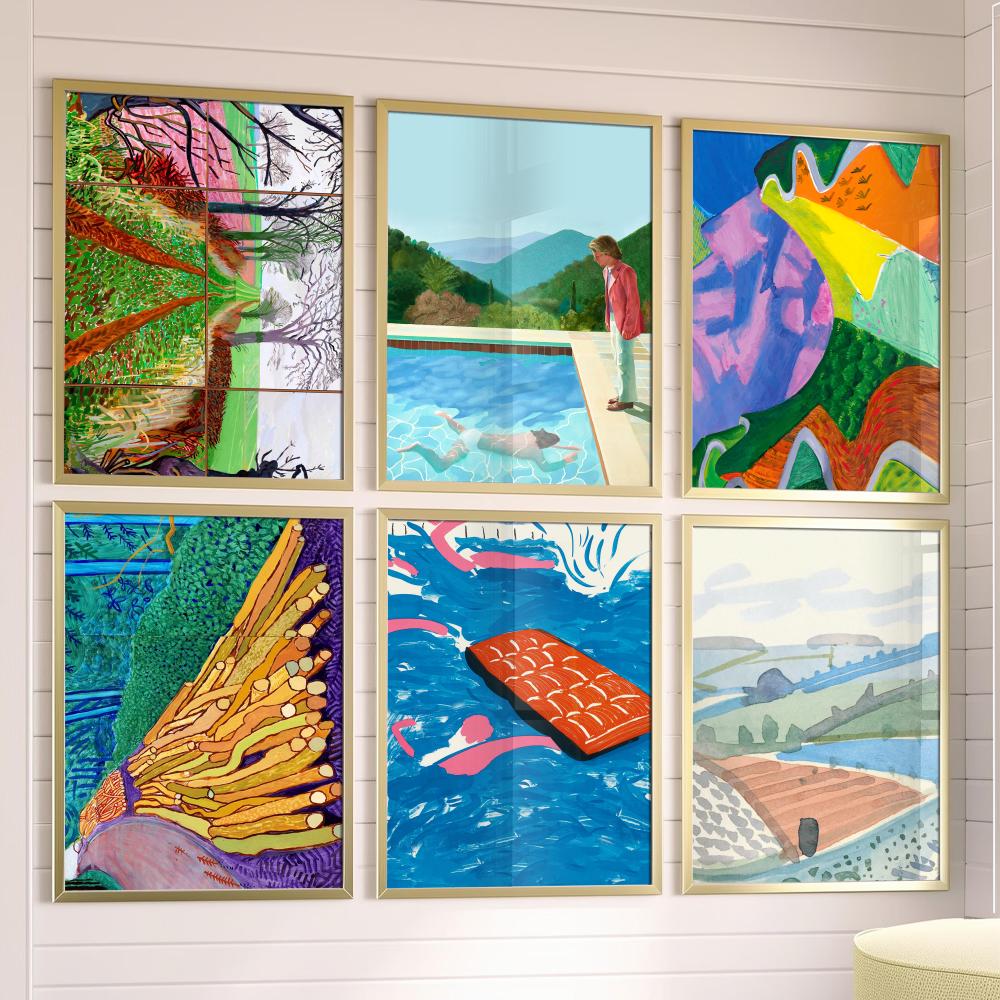 Art David Hockney Poster Music - Musical Instrument Painting ulasan dan harga