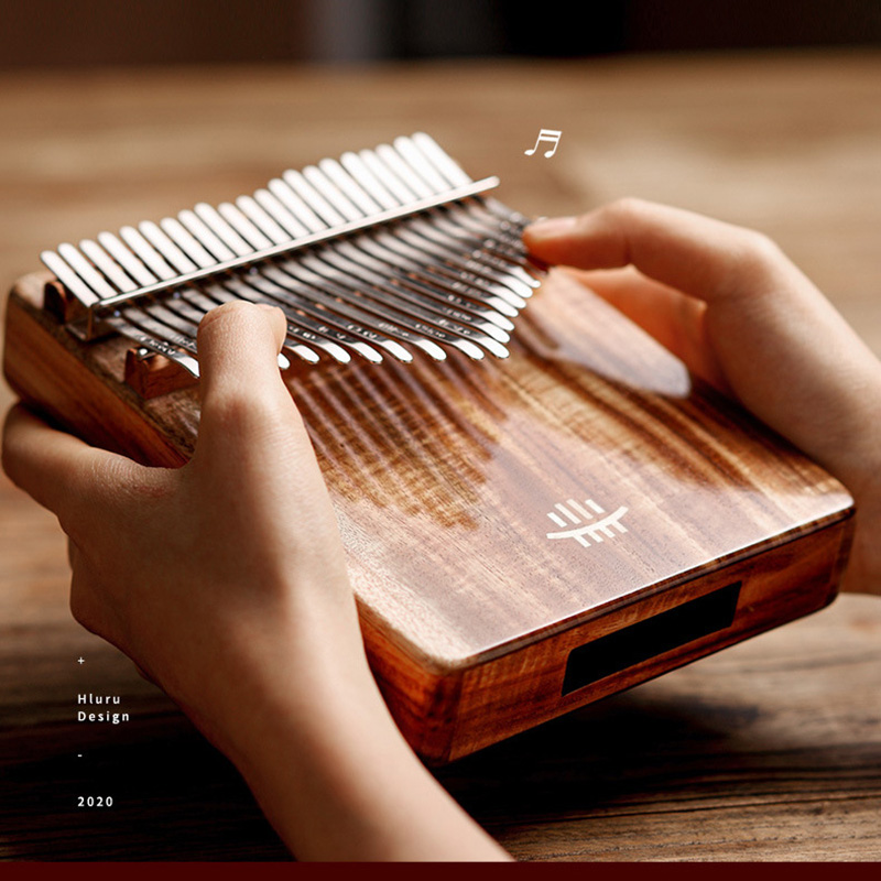 Hluru Kalimba 17 Keys with Hol - Musical Instrument African ulasan dan harga