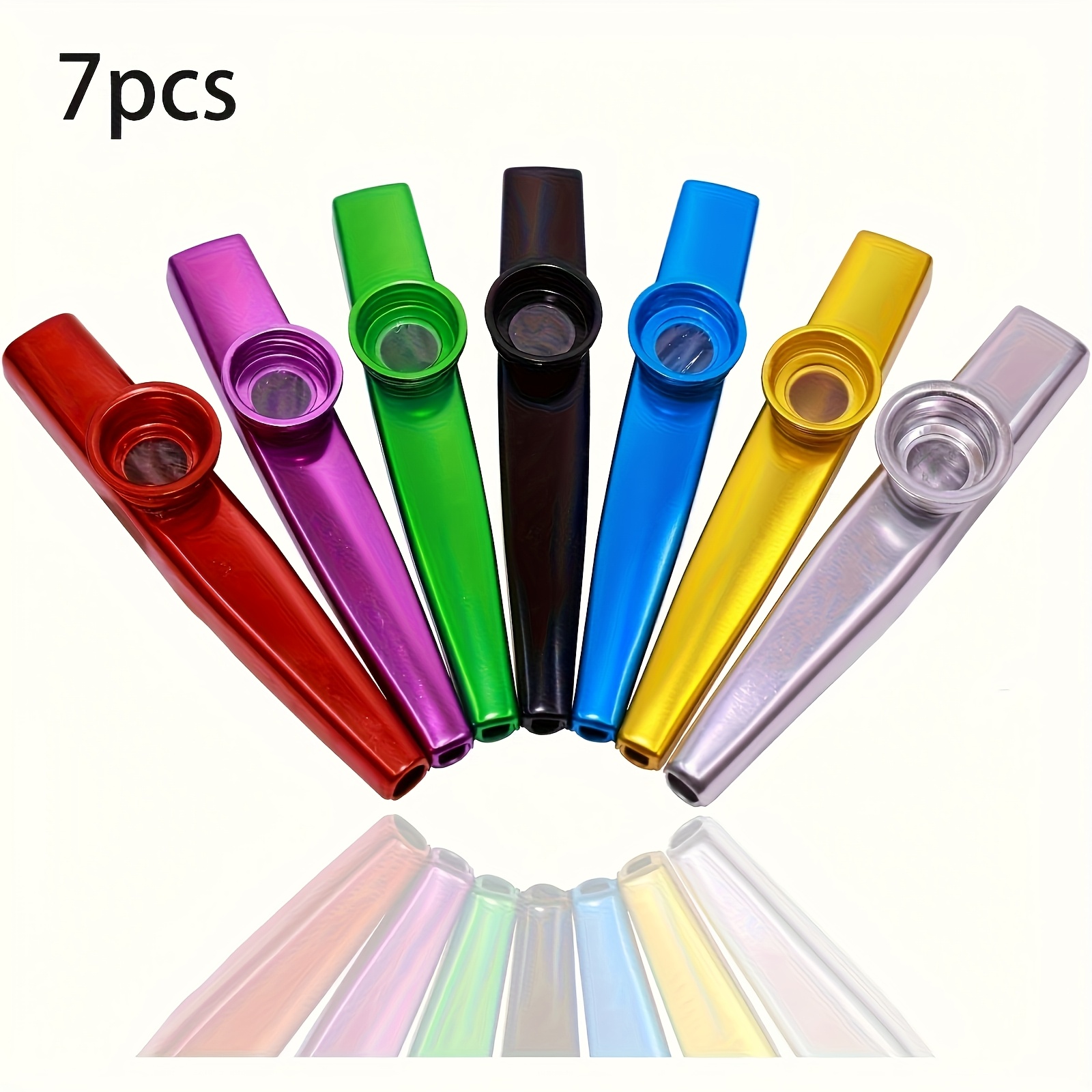 7pcs Metal Kazoos Simple Desig - Musical Instrument Gif ulasan dan harga