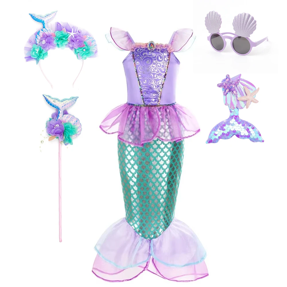Mermaid Costume Kids Purple Pr - Musical Instrument Trombone ulasan dan harga