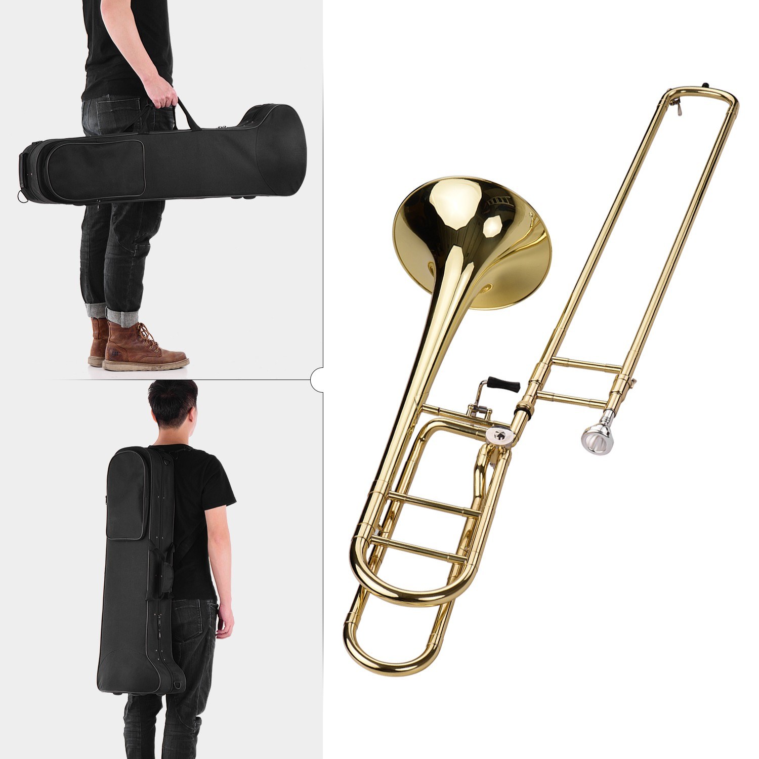 Upgraded Intermediate Bb Flat  - Musical Instrument Trombone ulasan dan harga