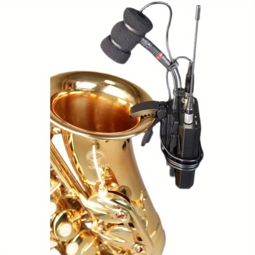 saxophone microphone clip for  - Musical Instrument Lyre ulasan dan harga