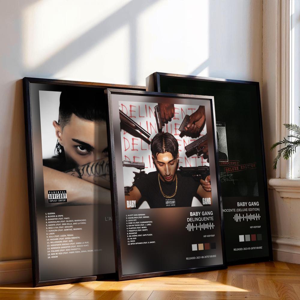 Baby Gang Poster Music Album C - Musical Instrument Painting ulasan dan harga