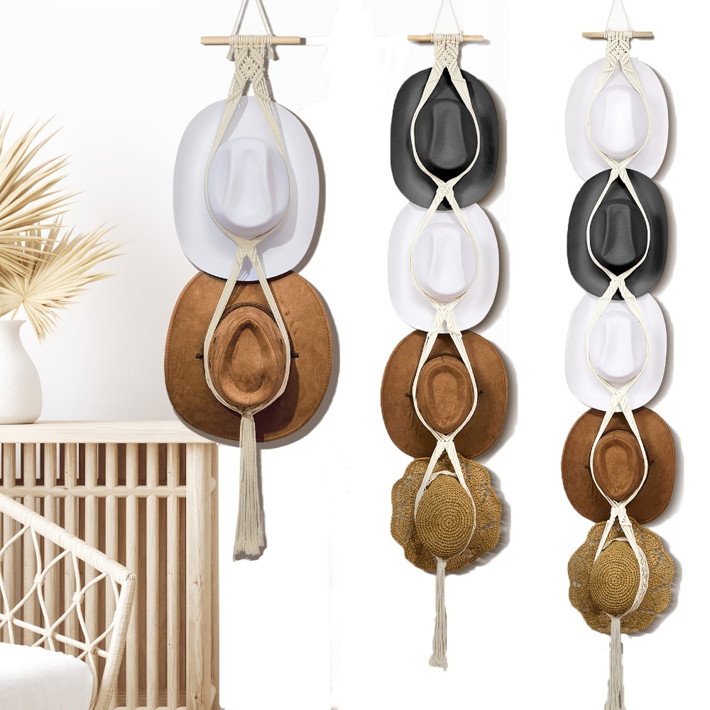 Bohemian Macrame Hat Hanger Ha - Musical Instrument Jazz ulasan dan harga