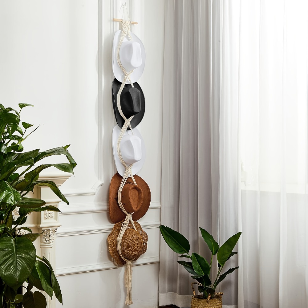 Bohemian Macrame Hat Hanger Ha - Musical Instrument Jazz ulasan dan harga
