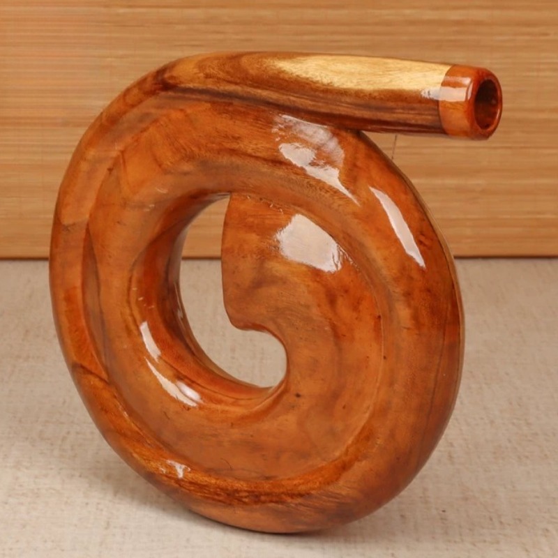 Spiral Didgeridoo Wooden Porta - Musical Instrument Didgeridoo ulasan dan harga