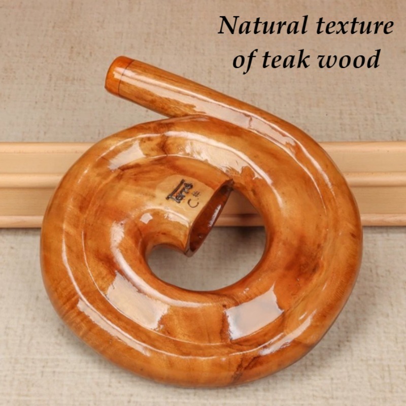 Spiral Didgeridoo Wooden Porta - Musical Instrument Didgeridoo ulasan dan harga