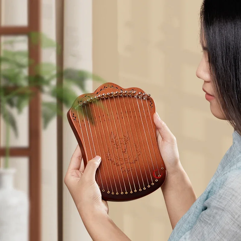 CLEARANCE SALE-17 String Lyre  - Musical Instrument Lyre ulasan dan harga