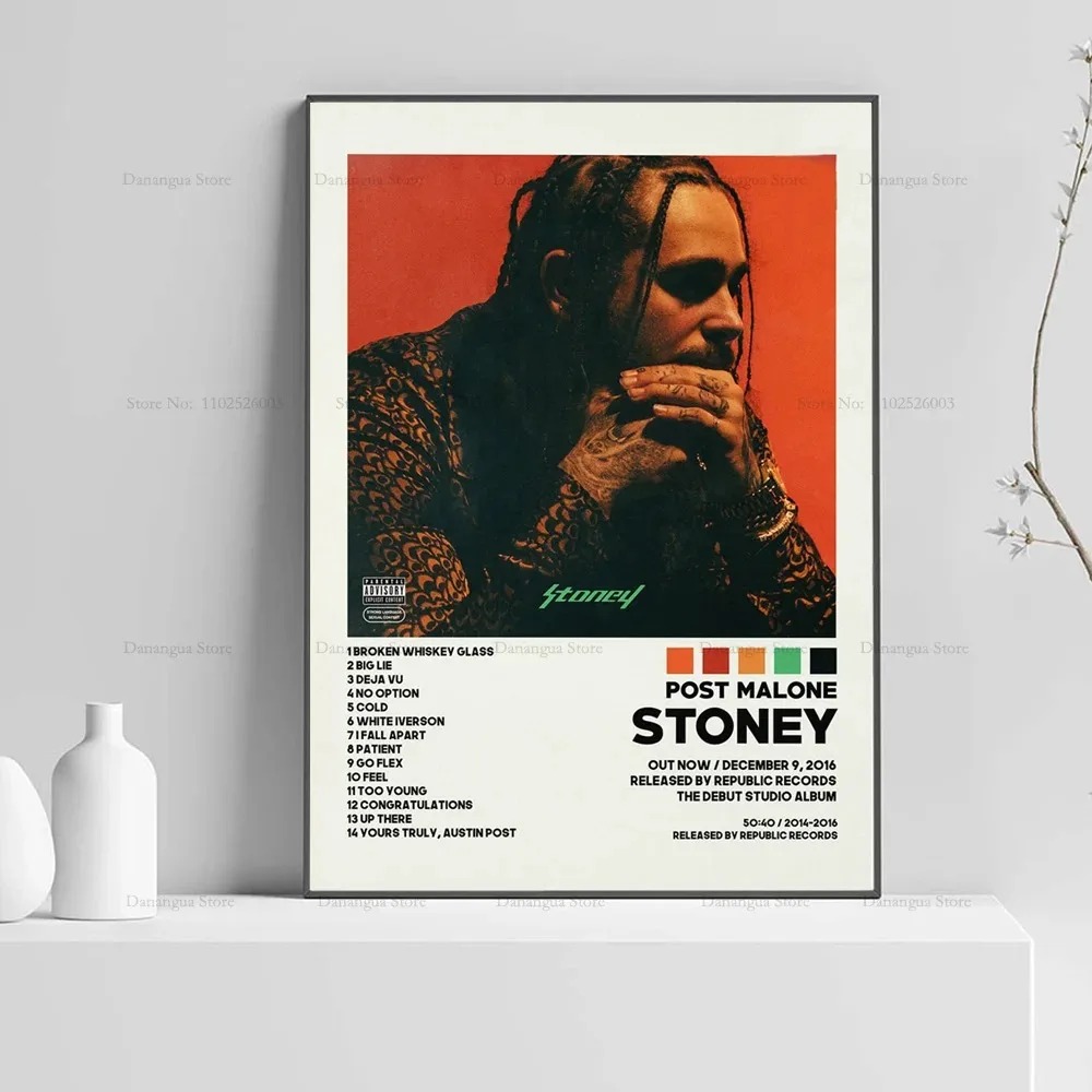 Post Malone Twelve Toothache B - Musical Instrument Painting ulasan dan harga