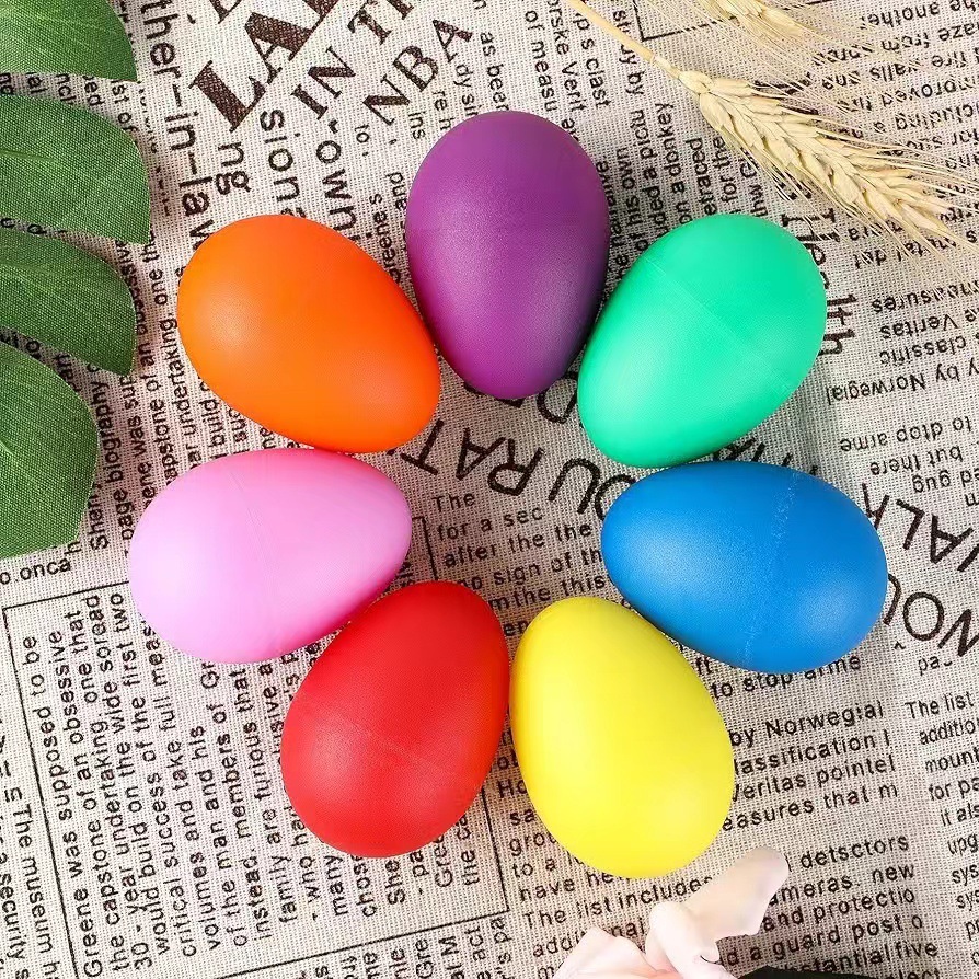2Pcs Egg Shakers Plastic Percu - Musical Instruments Game ulasan dan harga