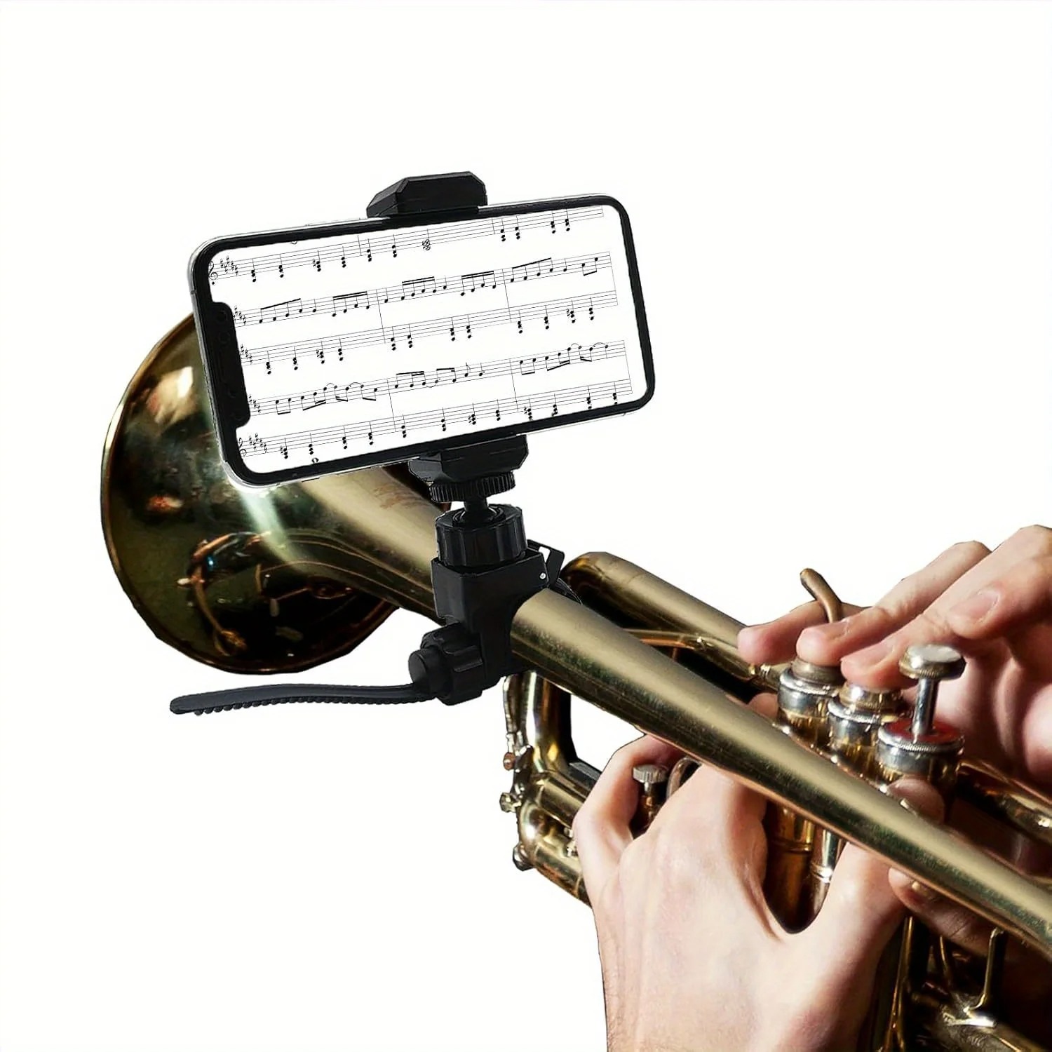 Metal Music Lyre Clip Phone St - Musical Instrument Horn ulasan dan harga