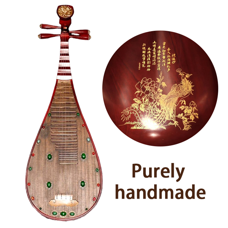 104cm Paulownia Wood Pipa Begi - Musical Instrument Lute ulasan dan harga