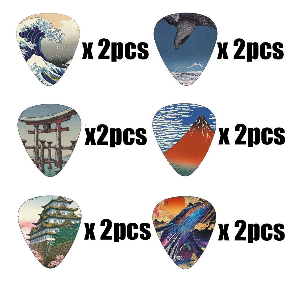 New 12pcs/set  Guitar Picks -  - Musical Instrument Painting ulasan dan harga