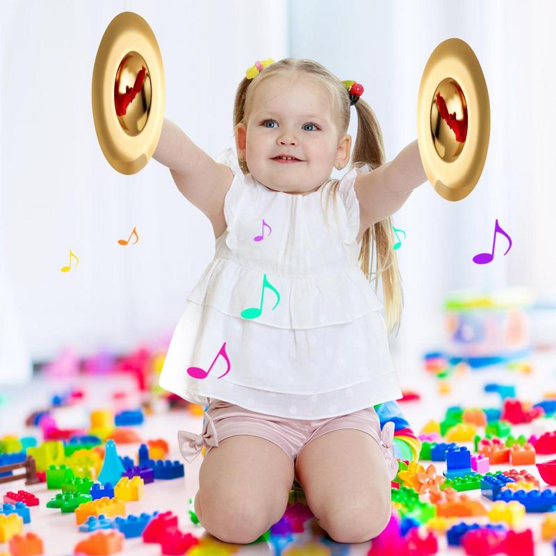 Kids Hand Cymbals 2PCS Finger  - Musical Instrument Lute ulasan dan harga
