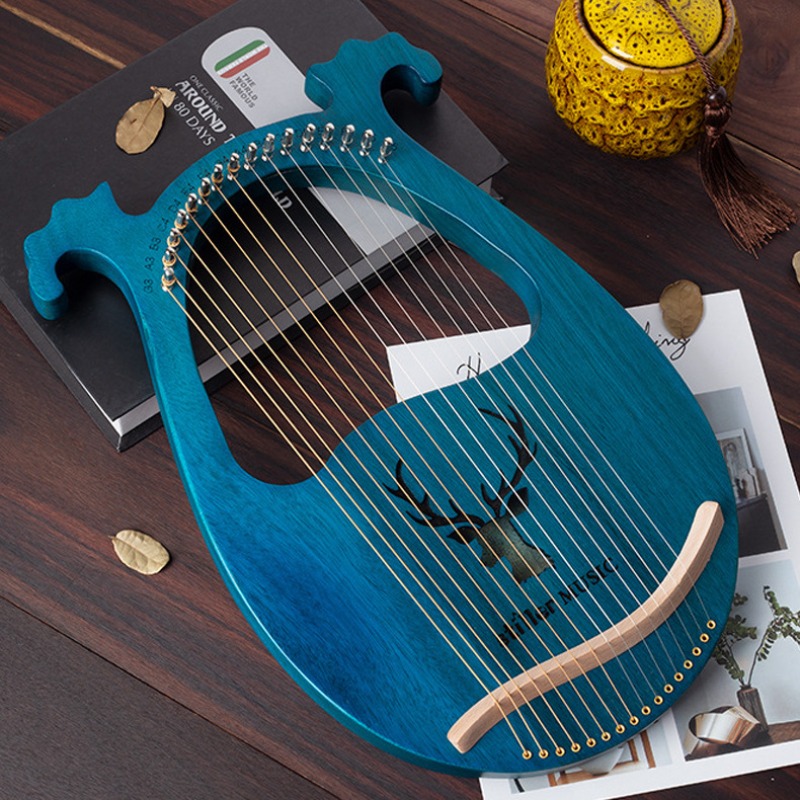 Antlers 16-tone lyre 16-string - Musical Instrument Lyre ulasan dan harga