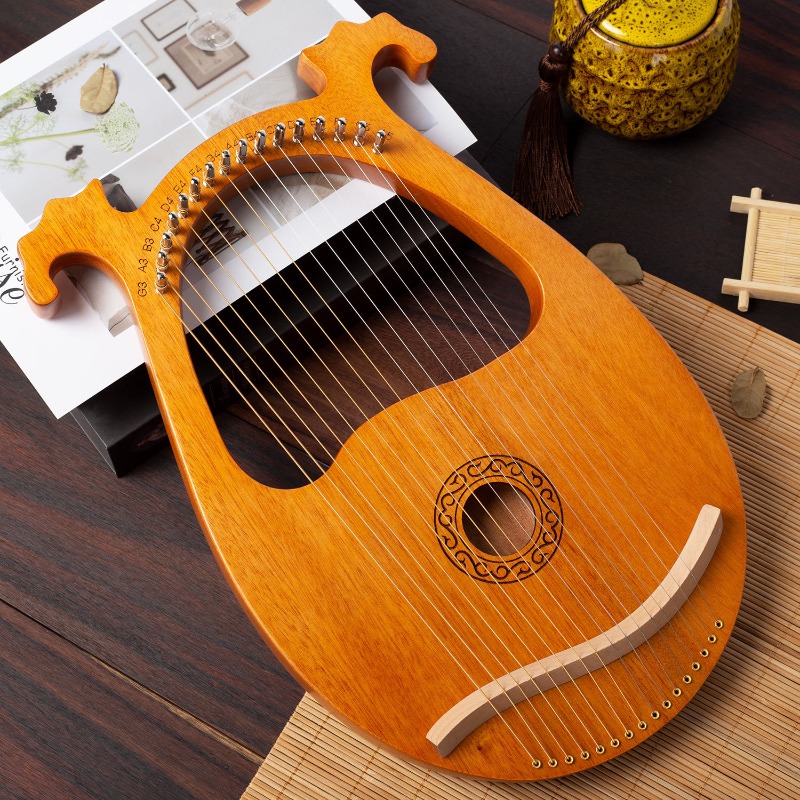 Antlers 16-tone lyre 16-string - Musical Instrument Lyre ulasan dan harga