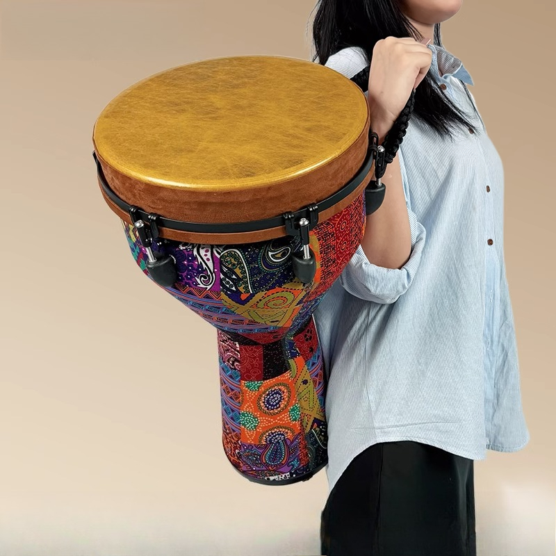 12 Inch Djembe Drum Adjustable - Musical Instrument African ulasan dan harga