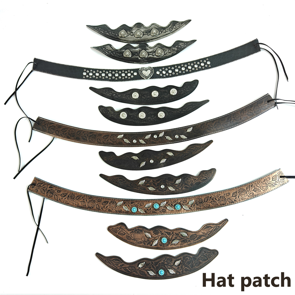 Western Leather Hat Band Vinta - Musical Instrument Jazz ulasan dan harga