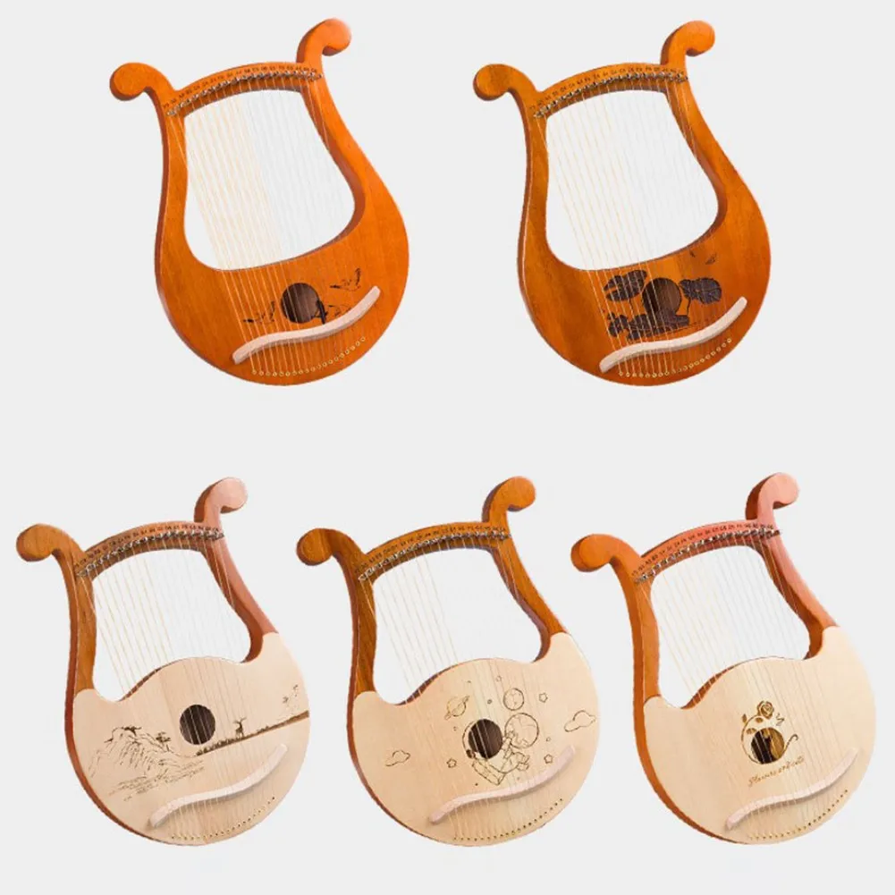 High Quality 19 String Lyre Ha - Musical Instrument Lyre ulasan dan harga