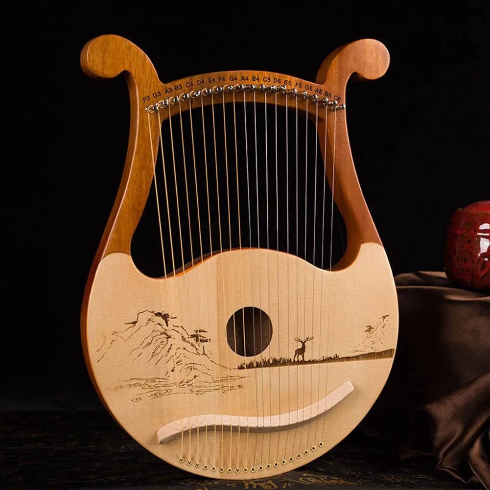 High Quality 19 String Lyre Ha - Musical Instrument Lyre ulasan dan harga
