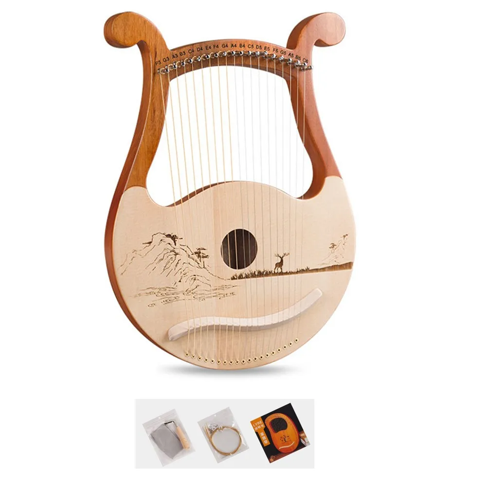 High Quality 19 String Lyre Ha - Musical Instrument Lyre ulasan dan harga