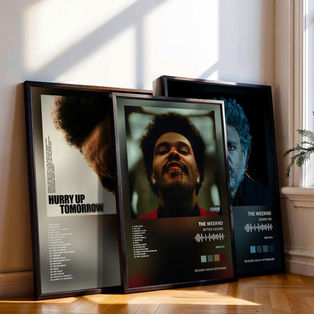 The Weeknd Poster Music Album  - Musical Instrument Painting ulasan dan harga